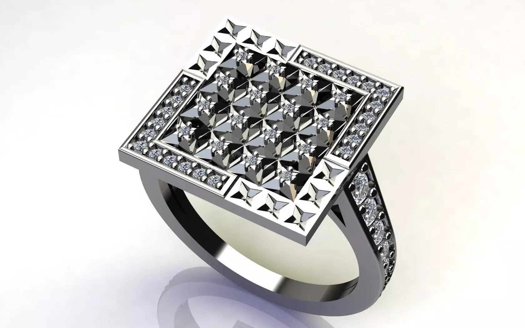 star ring 3D print model