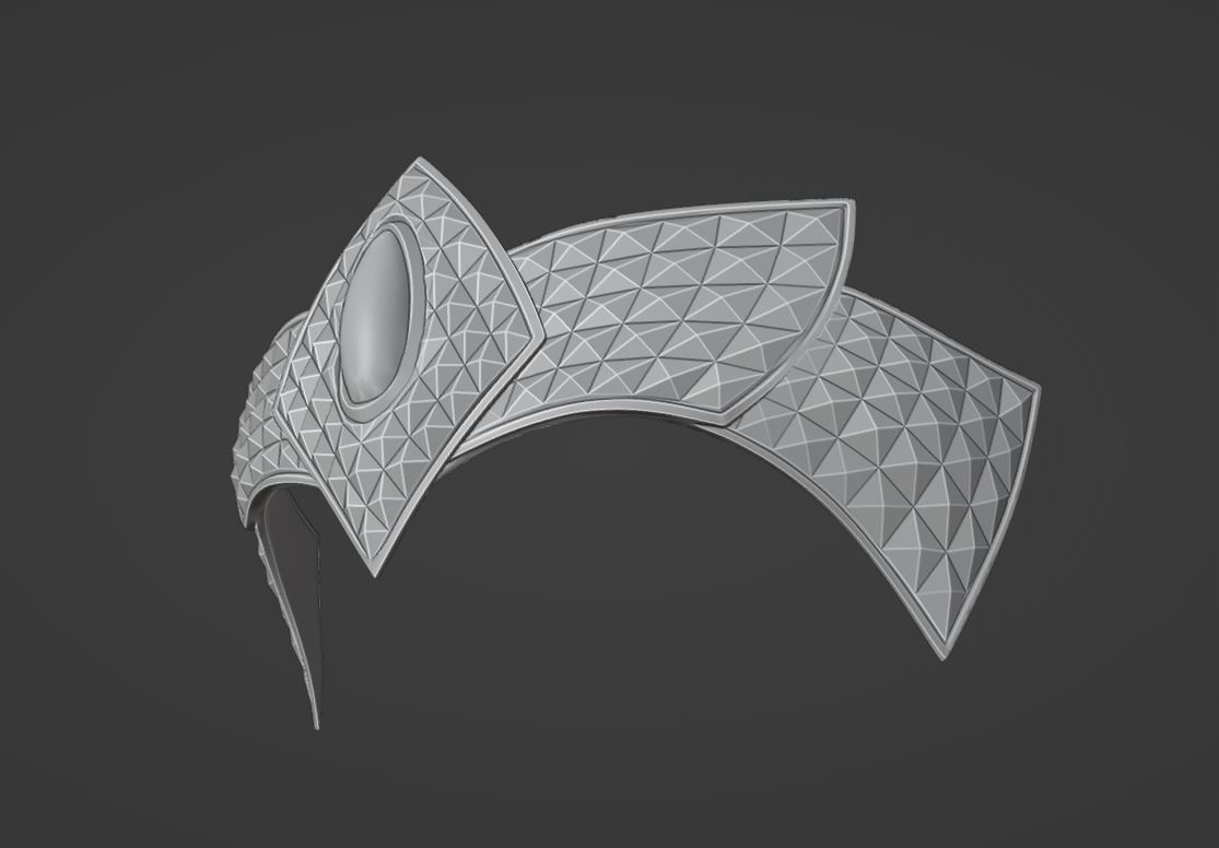 Sindel mask - Right Royal 3D print model_9