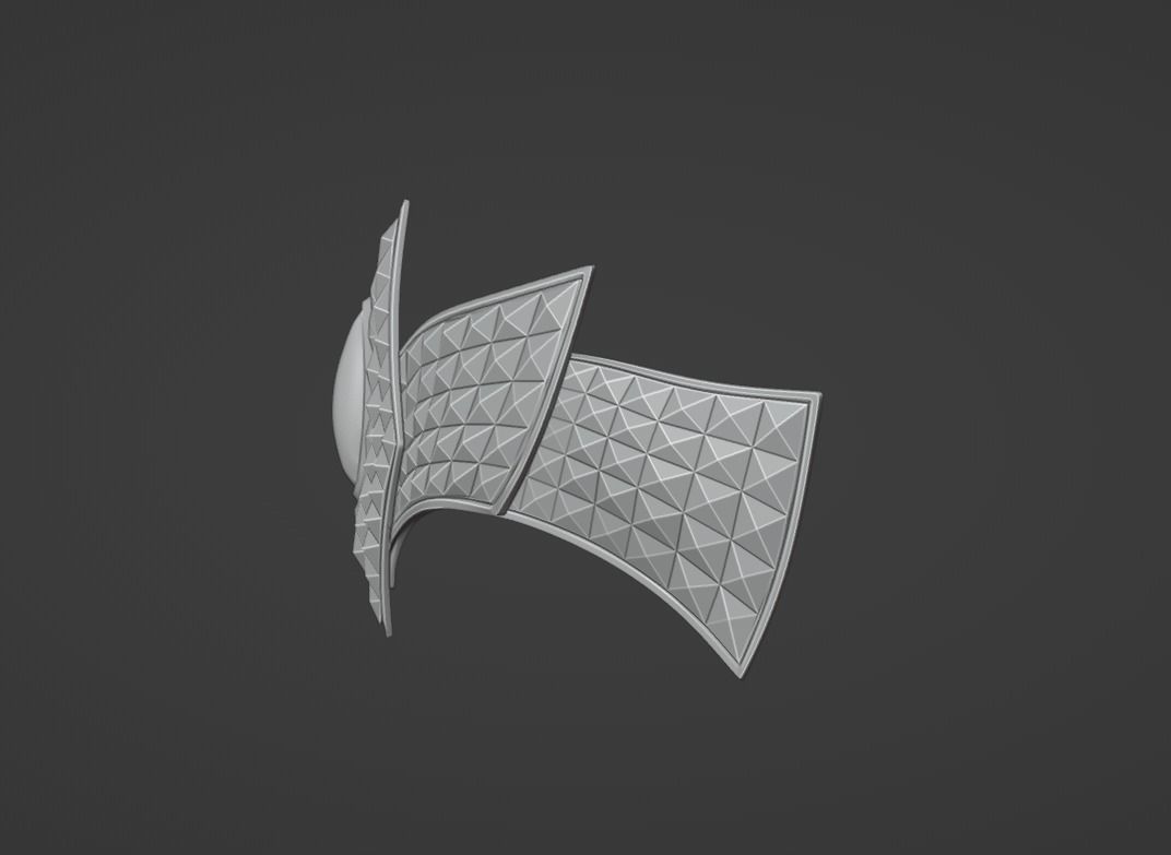 Sindel mask - Right Royal 3D print model_2