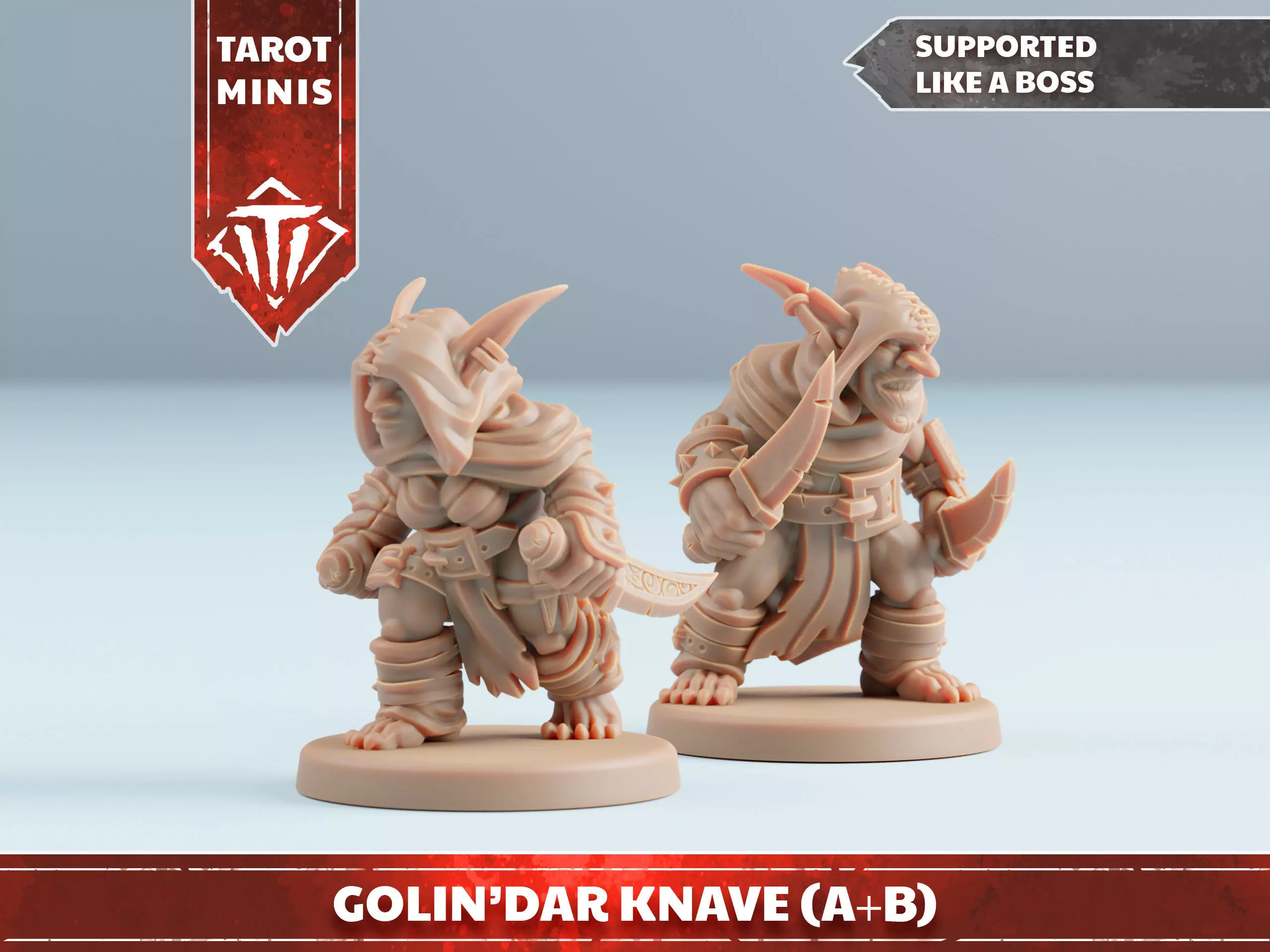 GOLIN DAR KNAVE GOBLIN AB BUNDLE 3D print model