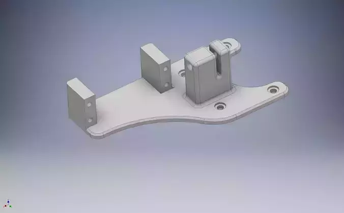 Payload Servo Release for Phantom Big Servo 3D print model