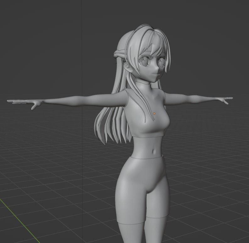 Chizuru Ichinose model 3D model_1