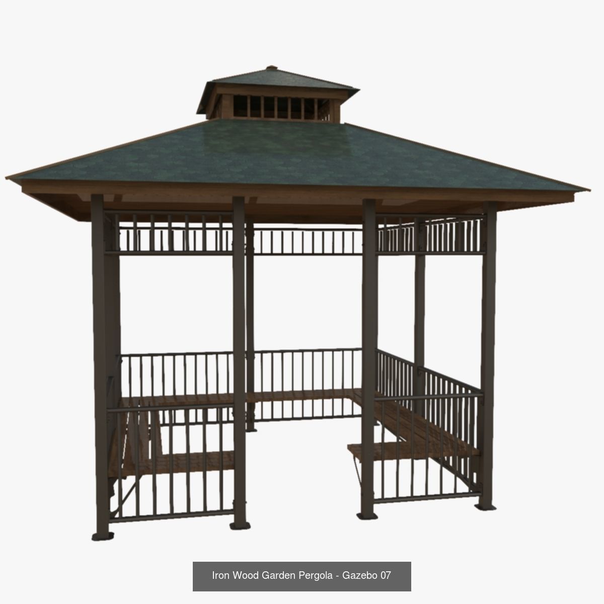 Metal  Wooden Garden Pergola Gazebo Arbor Collection _4