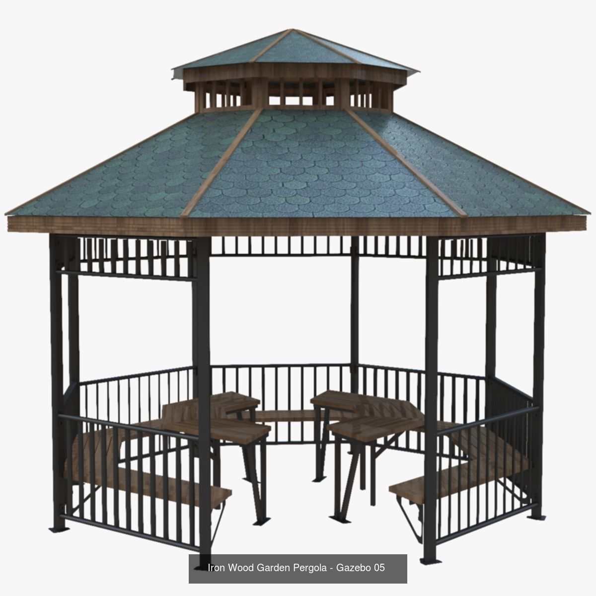 Metal  Wooden Garden Pergola Gazebo Arbor Collection _2