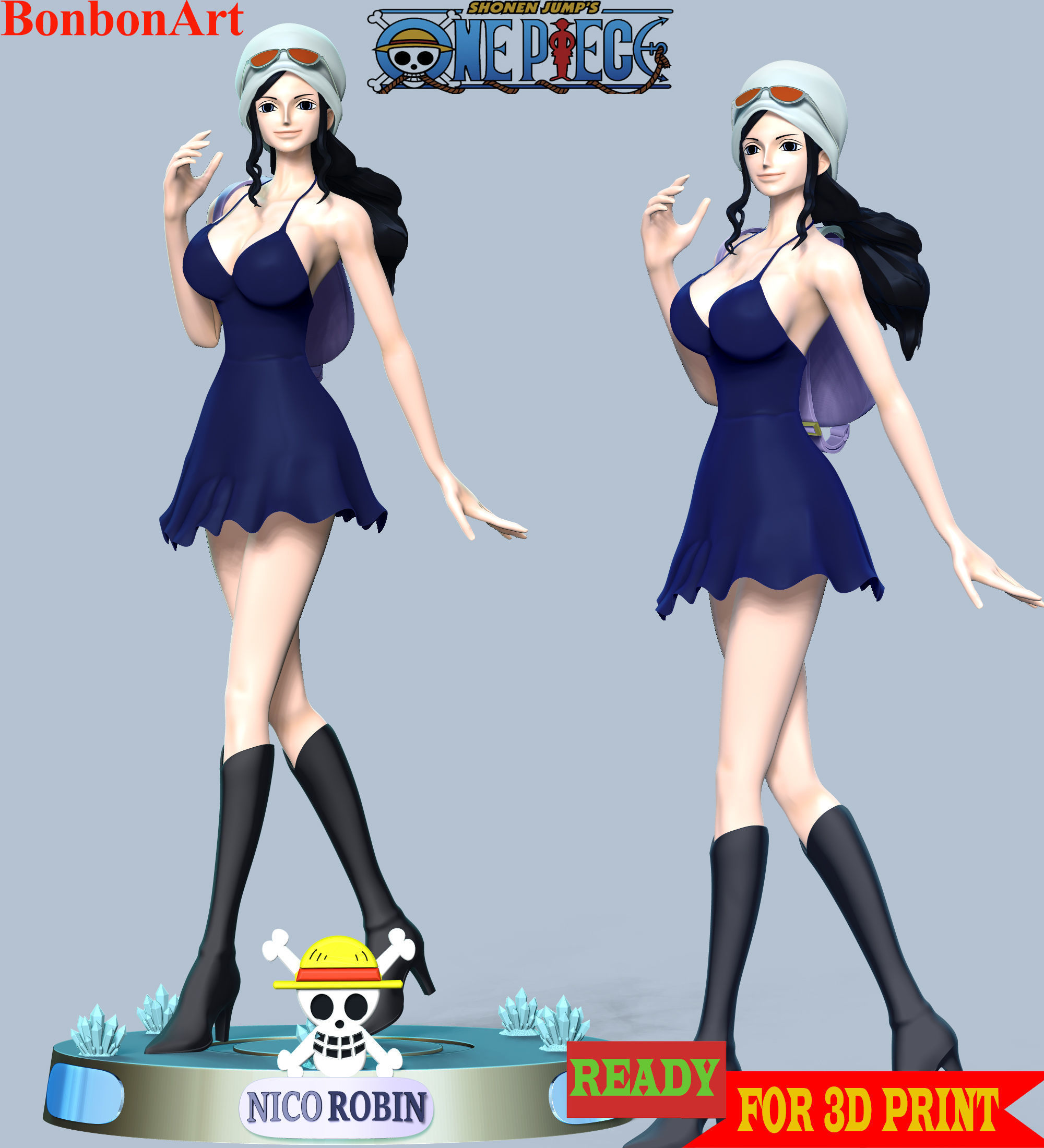 Nico Robin - One Piece 3D print model_1