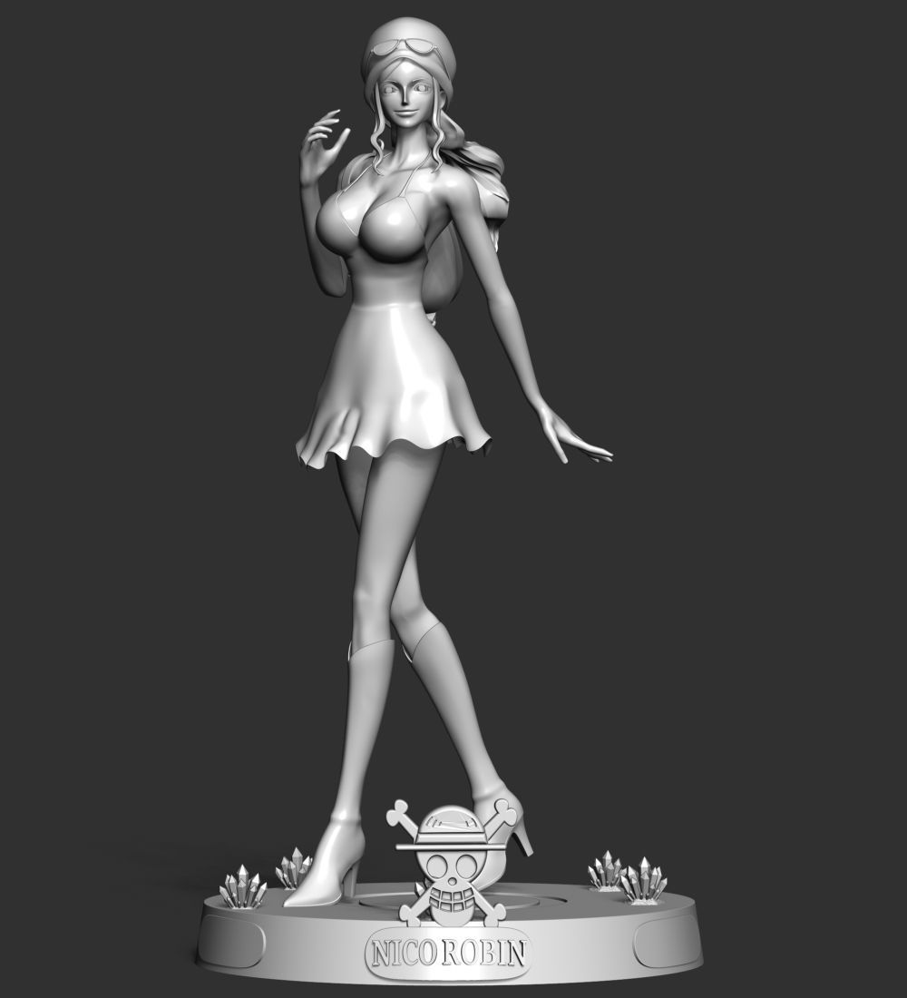 Nico Robin - One Piece 3D print model_21