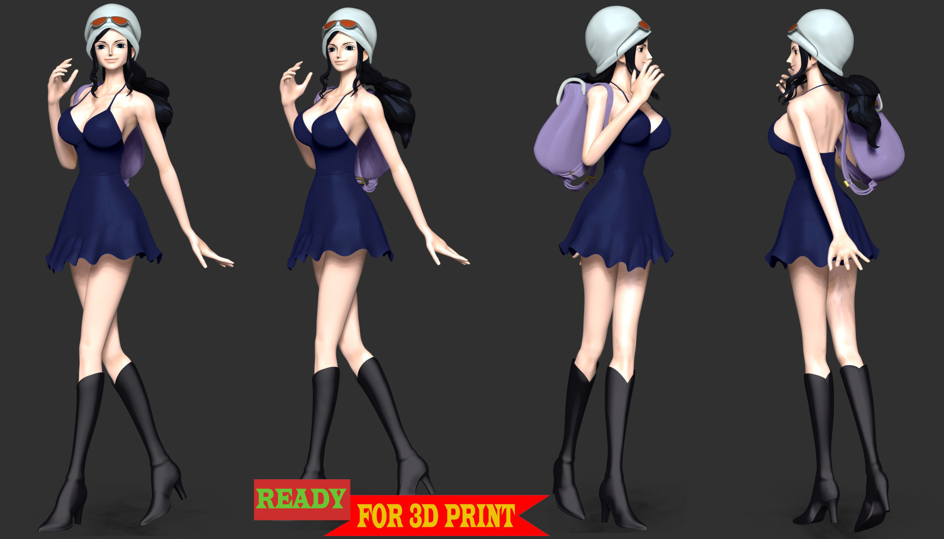 Nico Robin - One Piece 3D print model_2
