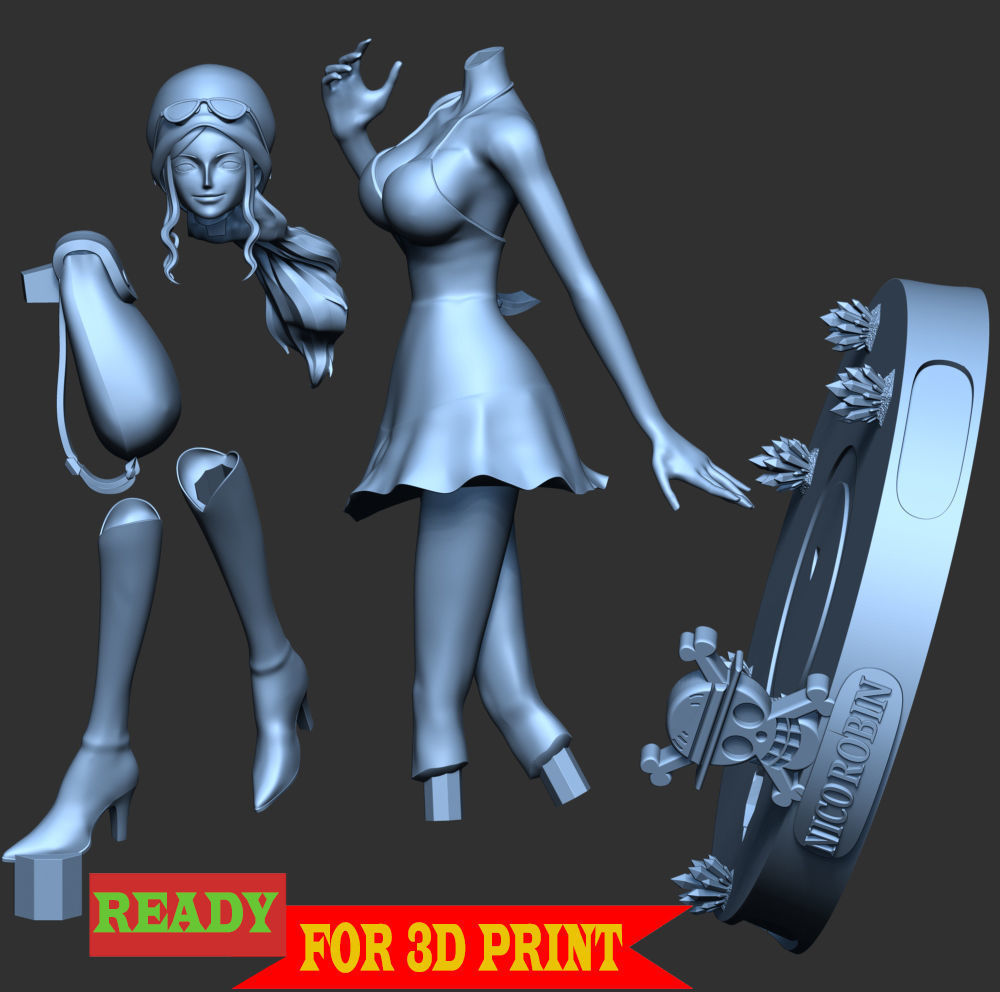 Nico Robin - One Piece 3D print model_3