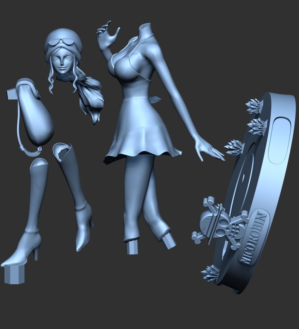 Nico Robin - One Piece 3D print model_24