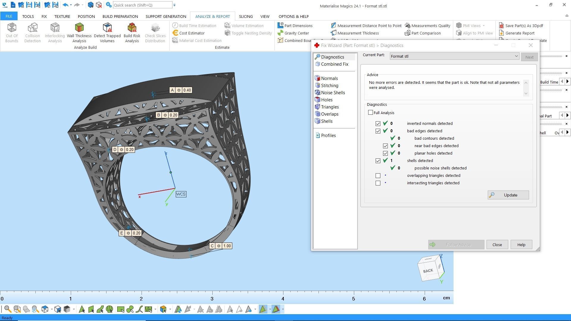 Rectangular fusion ring code 1009 3D print model_11