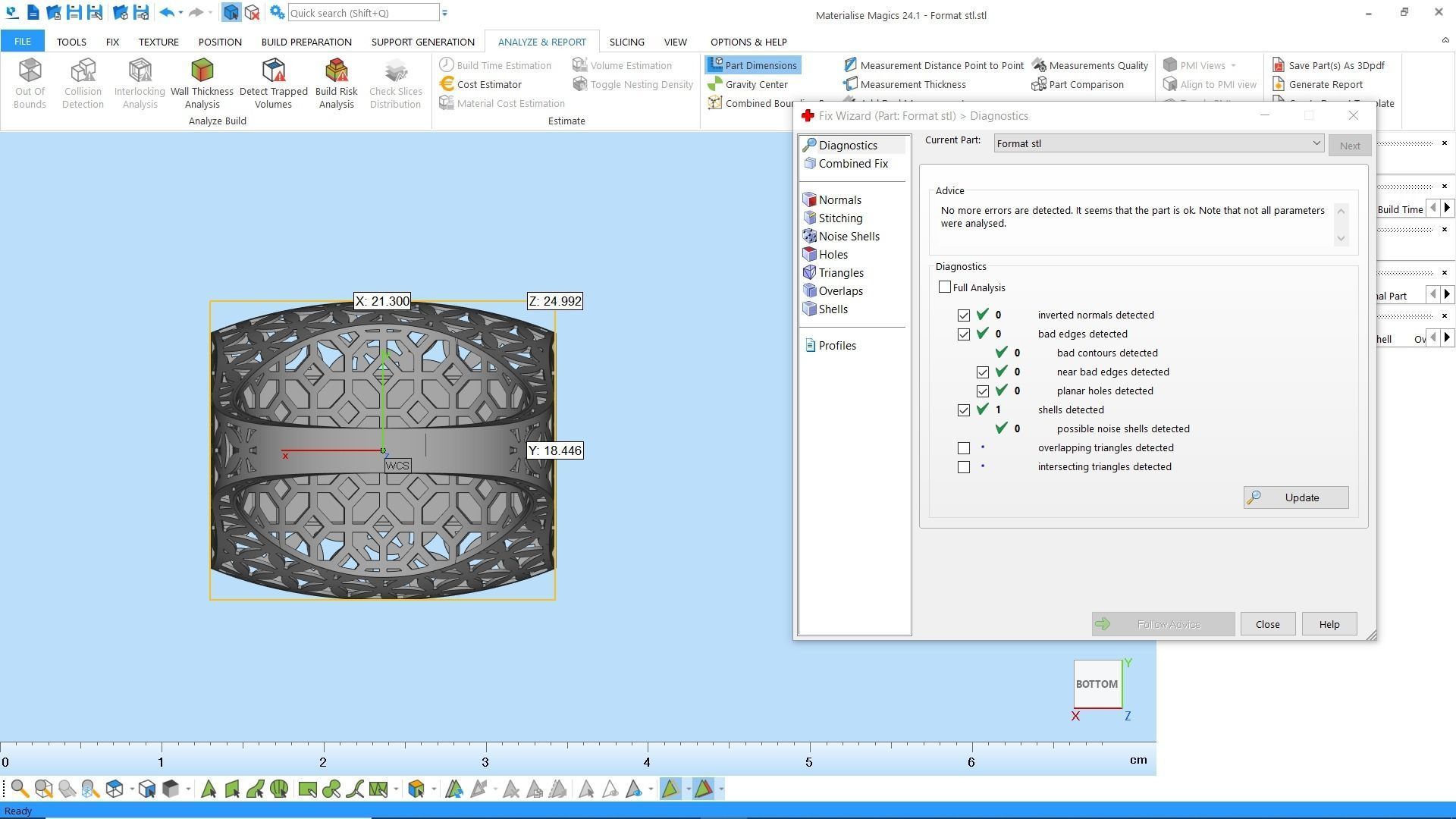 Rectangular fusion ring code 1009 3D print model_9