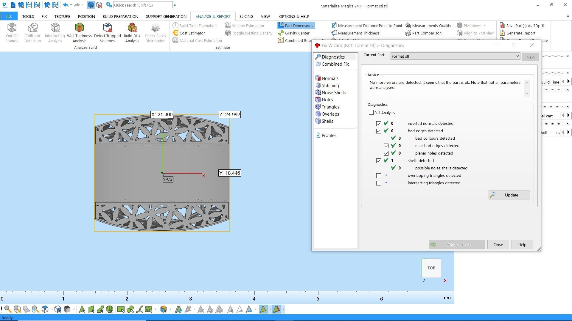 Rectangular fusion ring code 1009 3D print model_6