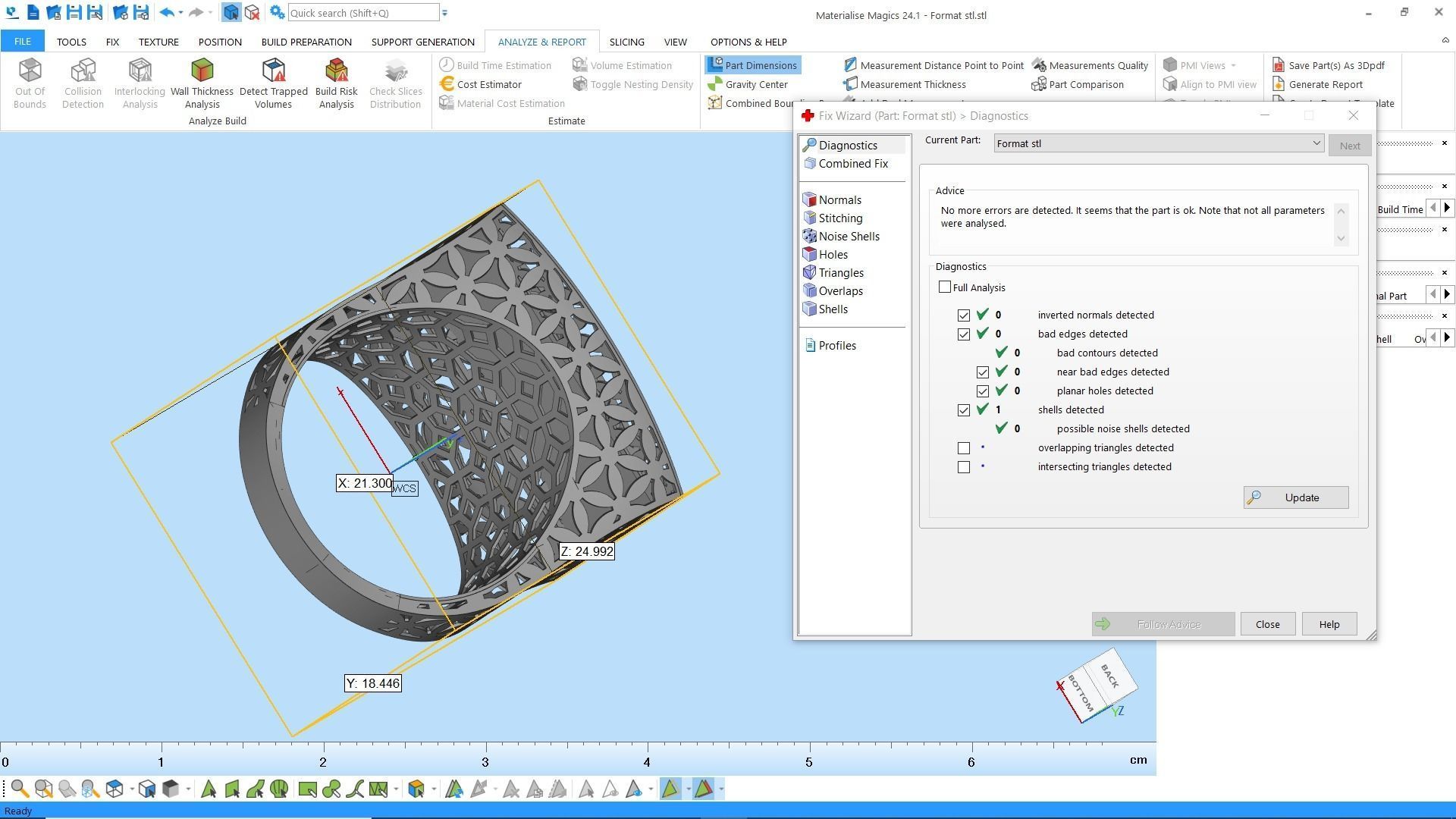 Rectangular fusion ring code 1009 3D print model_3