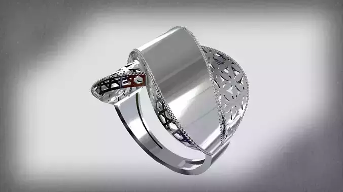 Cross fusion ring code 1013 3D print model