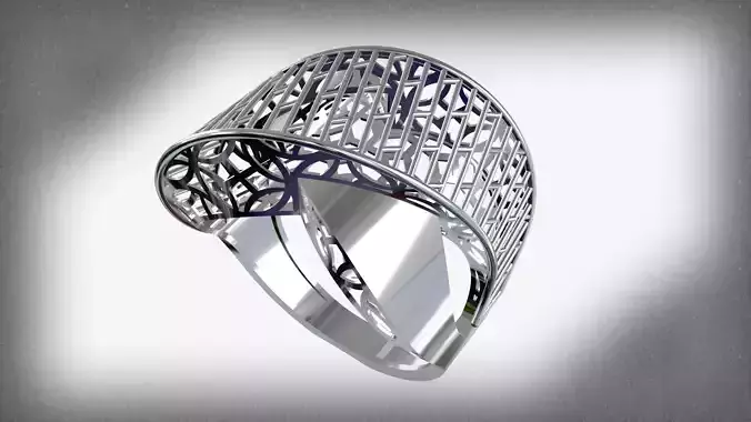 Cross fusion ring code 1014 3D print model