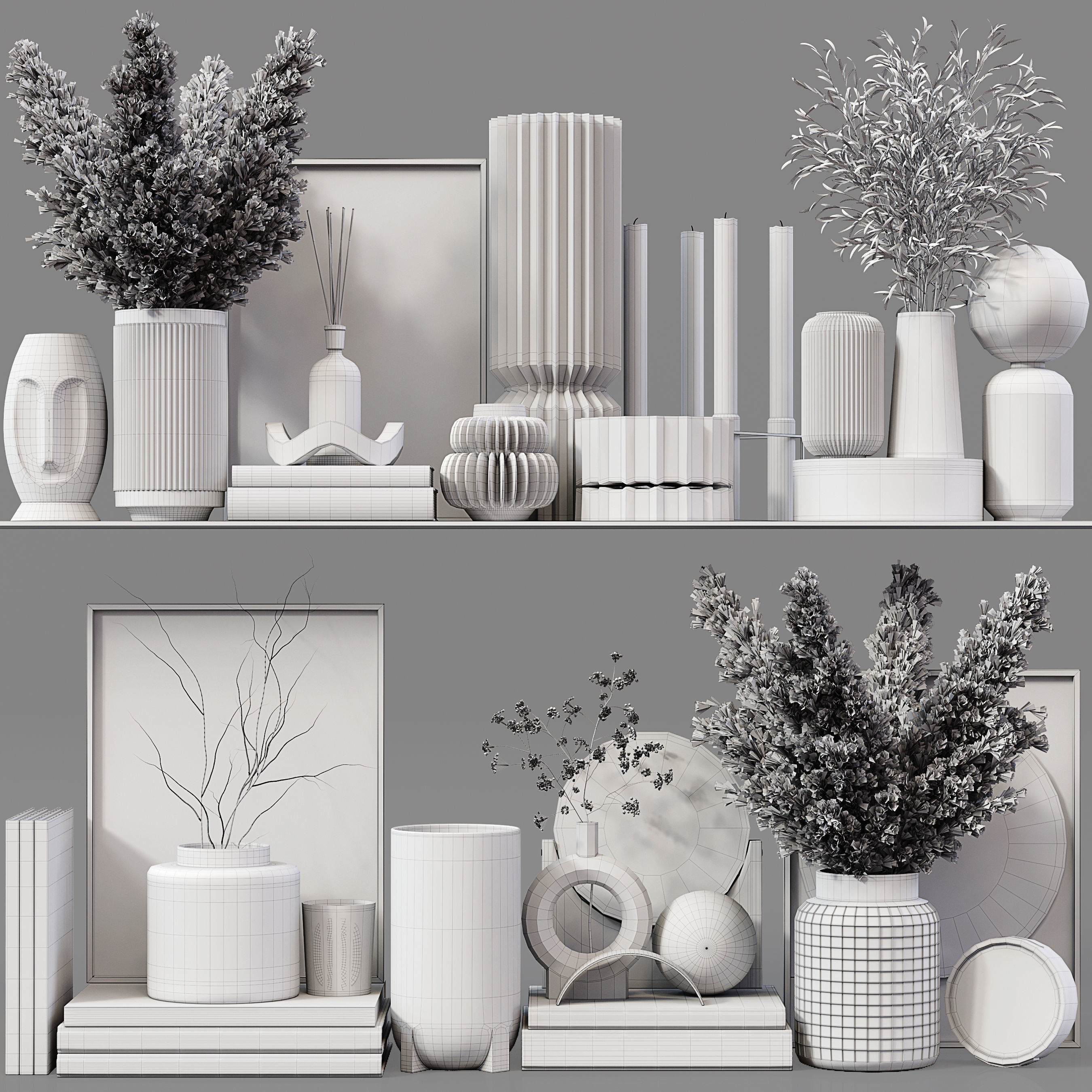 Decorative Set 103 3D model_6