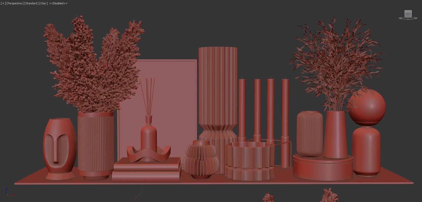 Decorative Set 103 3D model_13