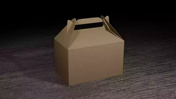 Brown Paper Gable Box