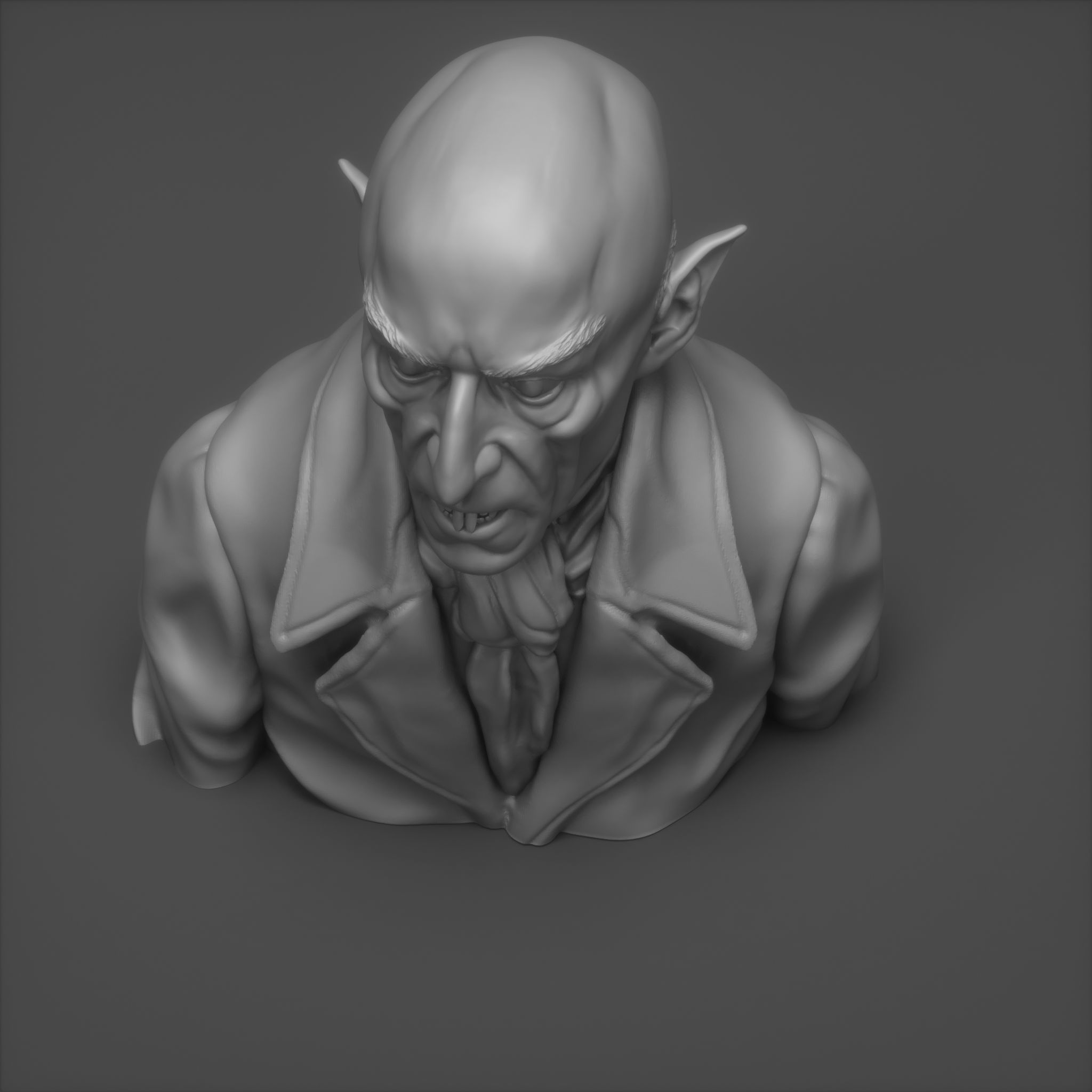 Max Schreck - Count Orlok - Nosferatu 1922 3D print model_11