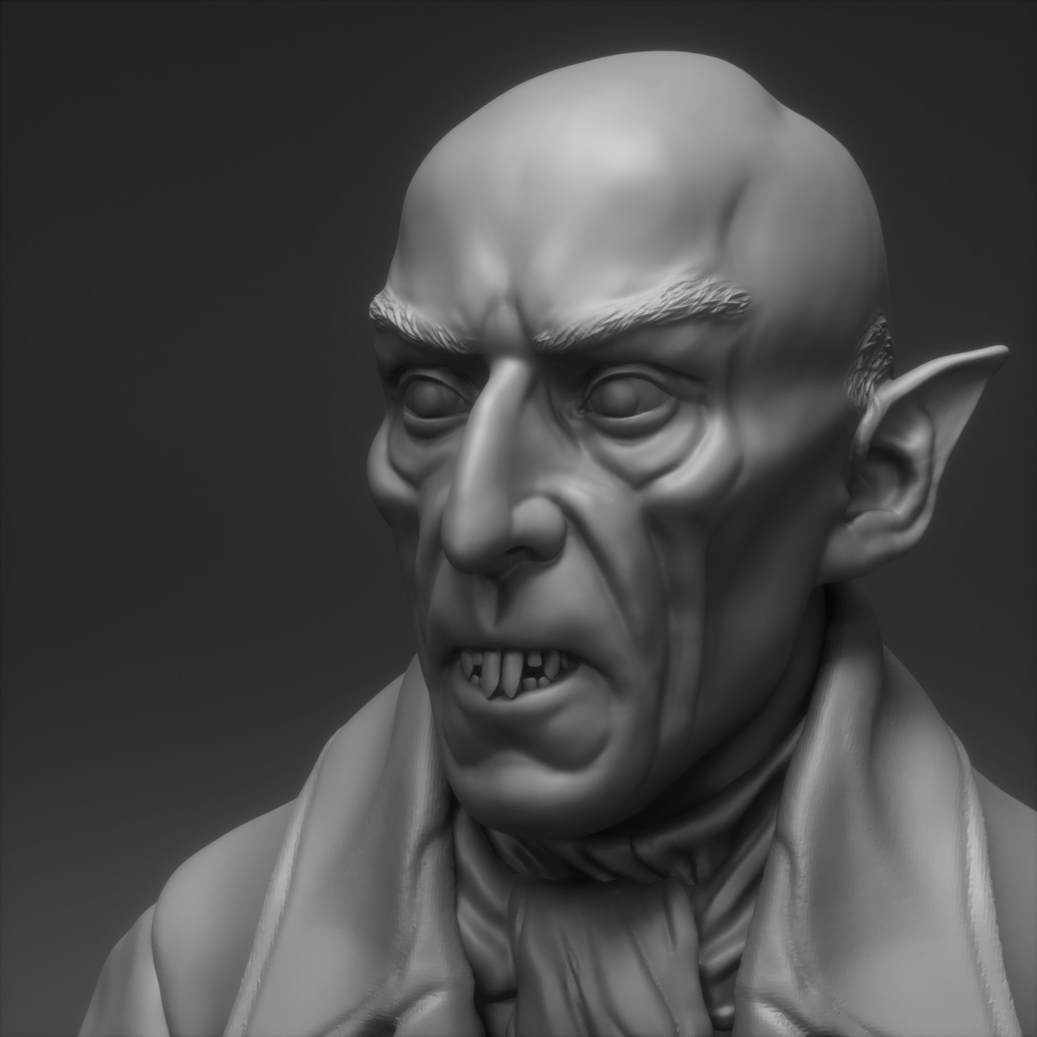 Max Schreck - Count Orlok - Nosferatu 1922 3D print model_20