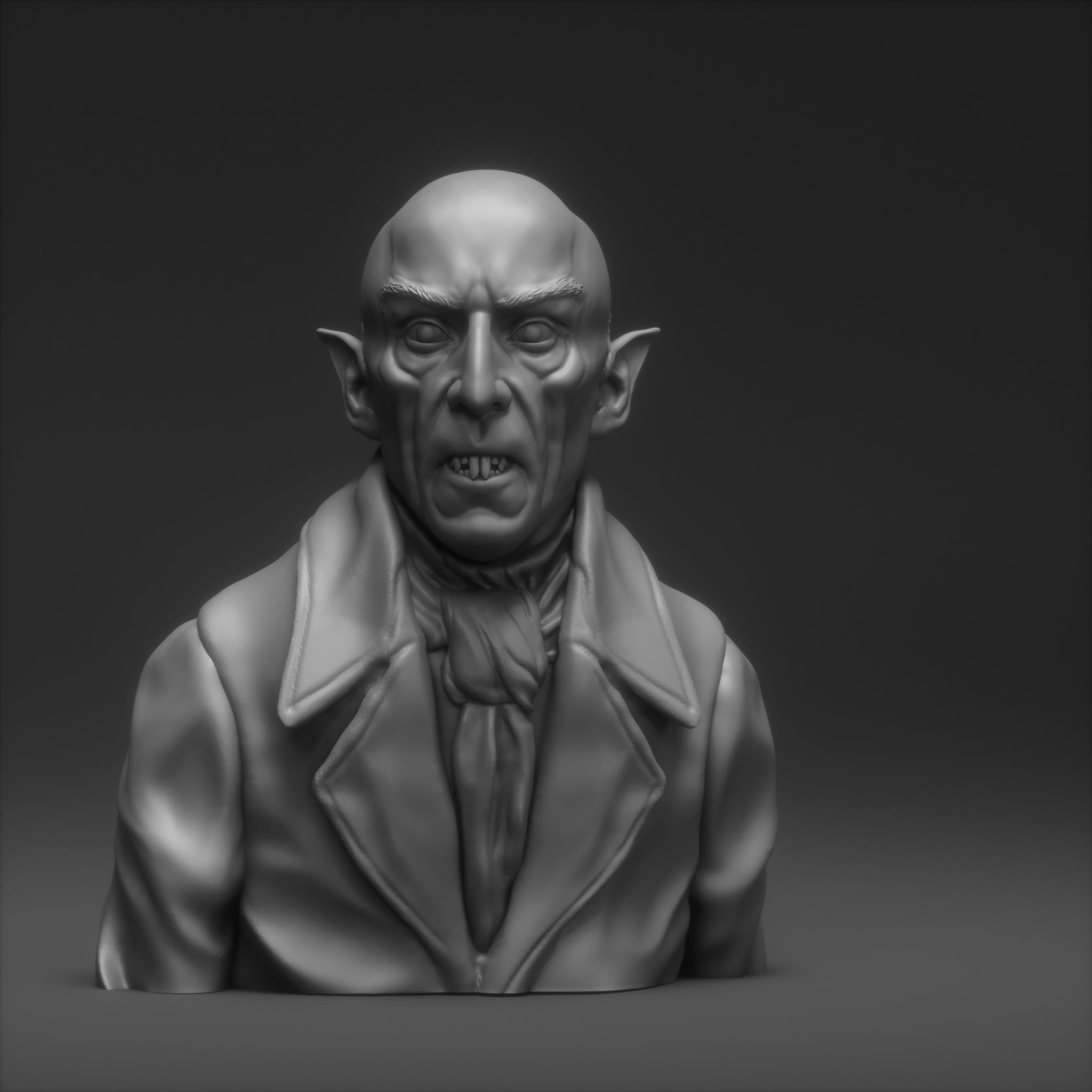 Max Schreck - Count Orlok - Nosferatu 1922 3D print model_9