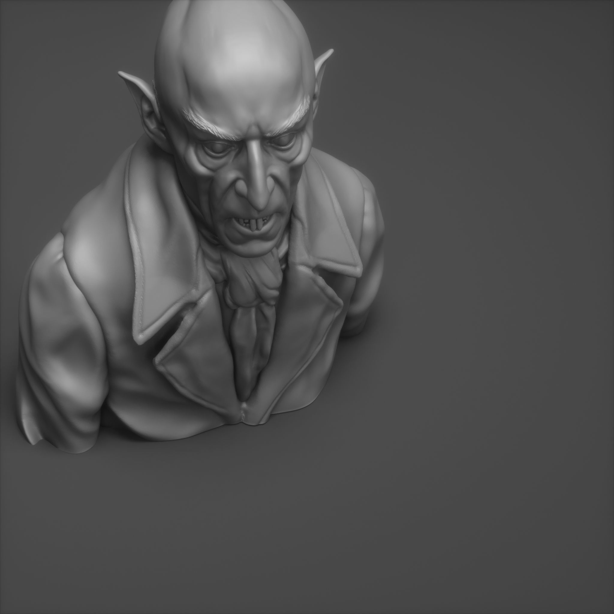 Max Schreck - Count Orlok - Nosferatu 1922 3D print model_4