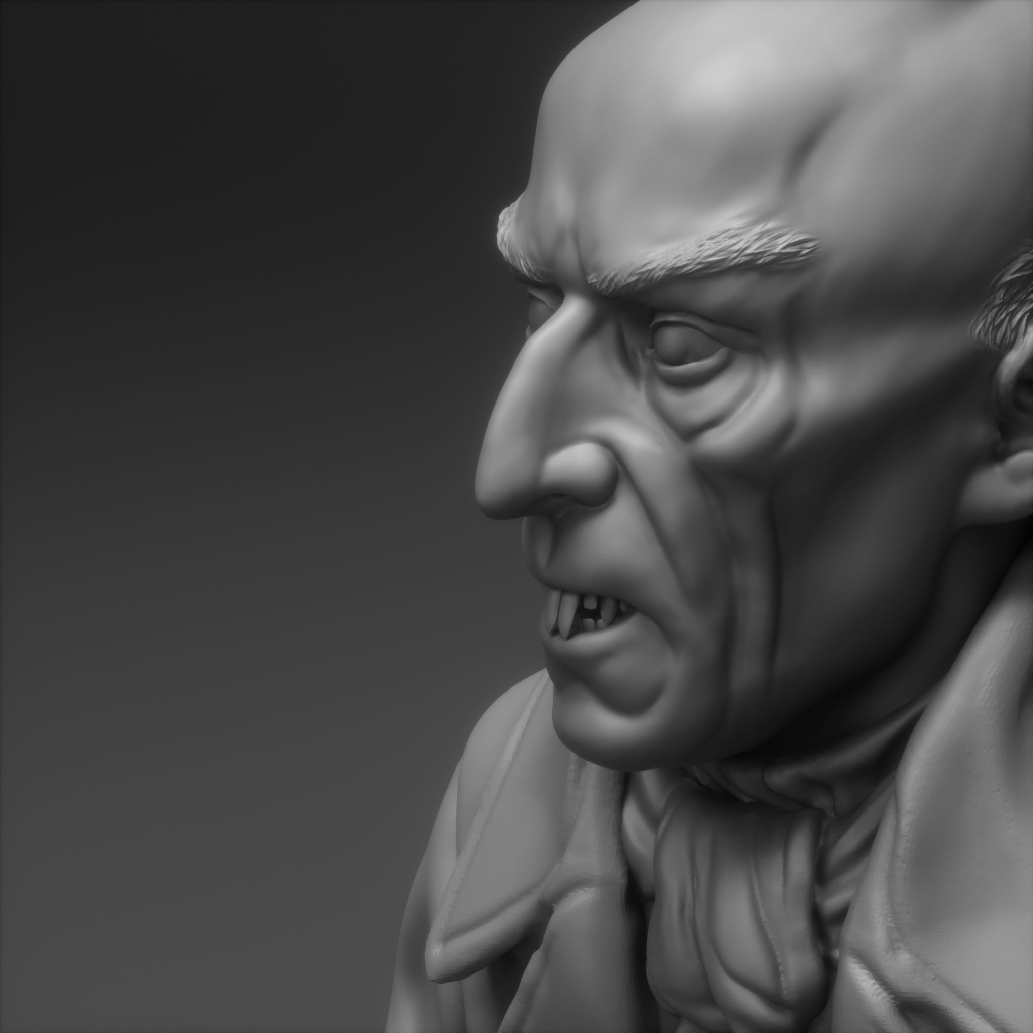 Max Schreck - Count Orlok - Nosferatu 1922 3D print model_19