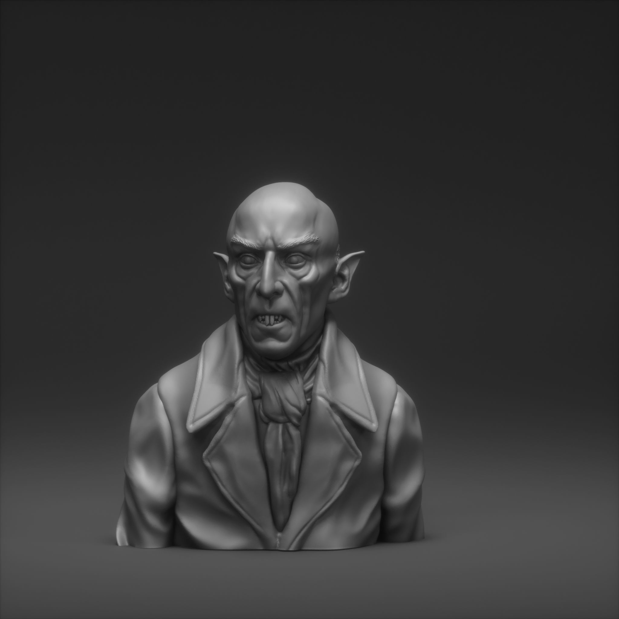 Max Schreck - Count Orlok - Nosferatu 1922 3D print model_16