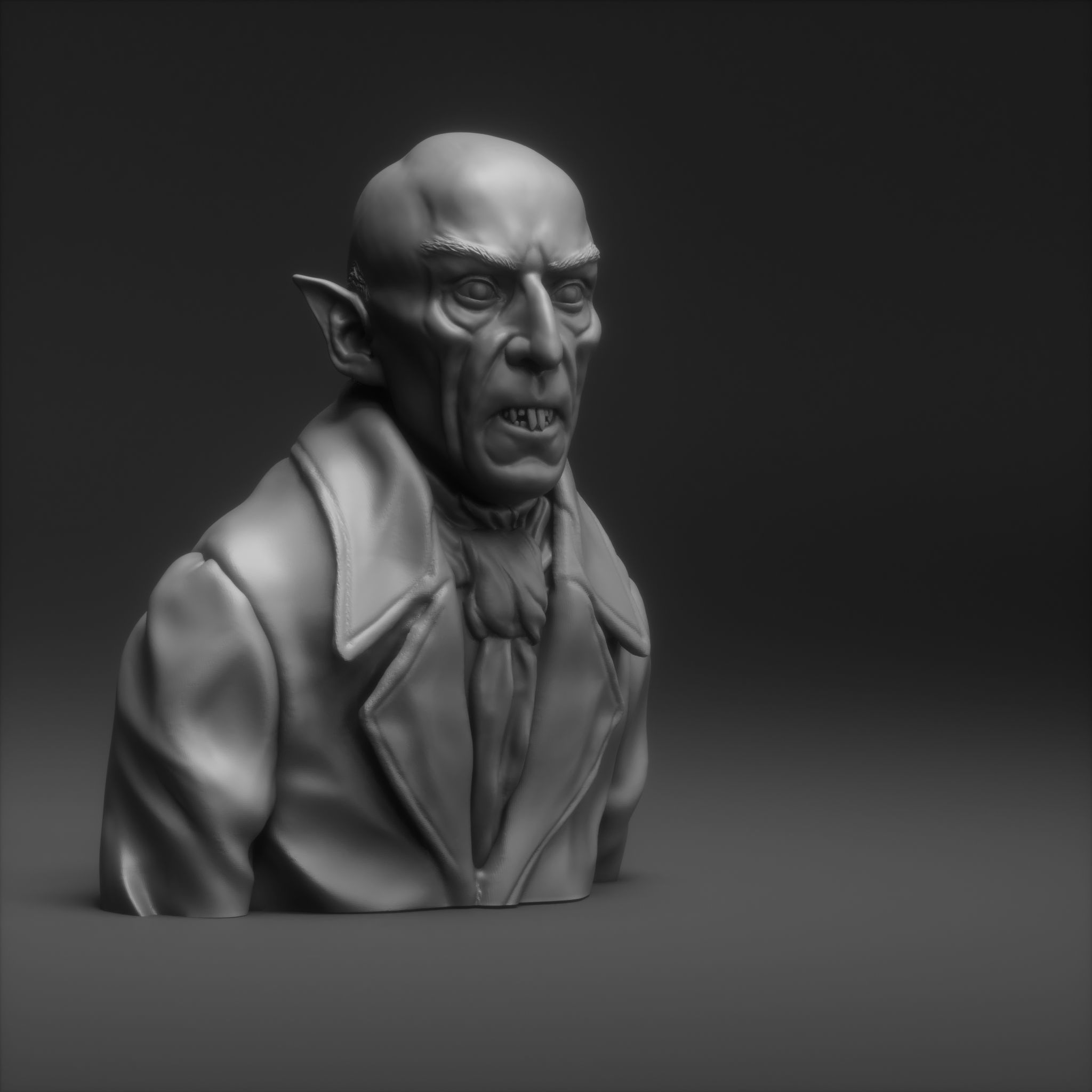 Max Schreck - Count Orlok - Nosferatu 1922 3D print model_2