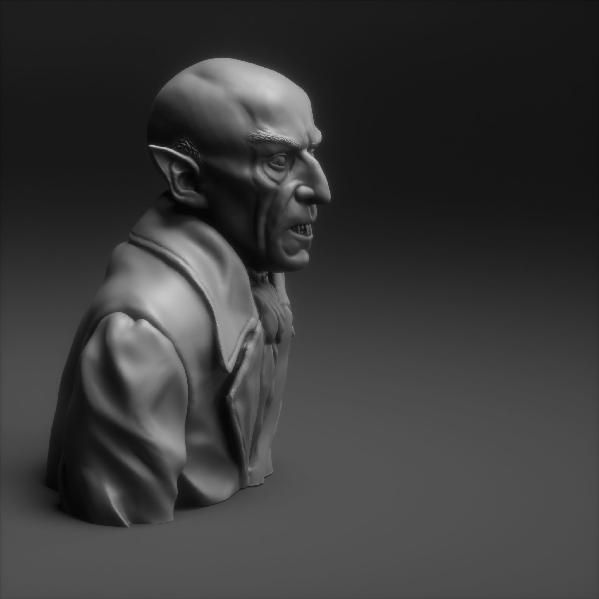 Max Schreck - Count Orlok - Nosferatu 1922 3D print model_3
