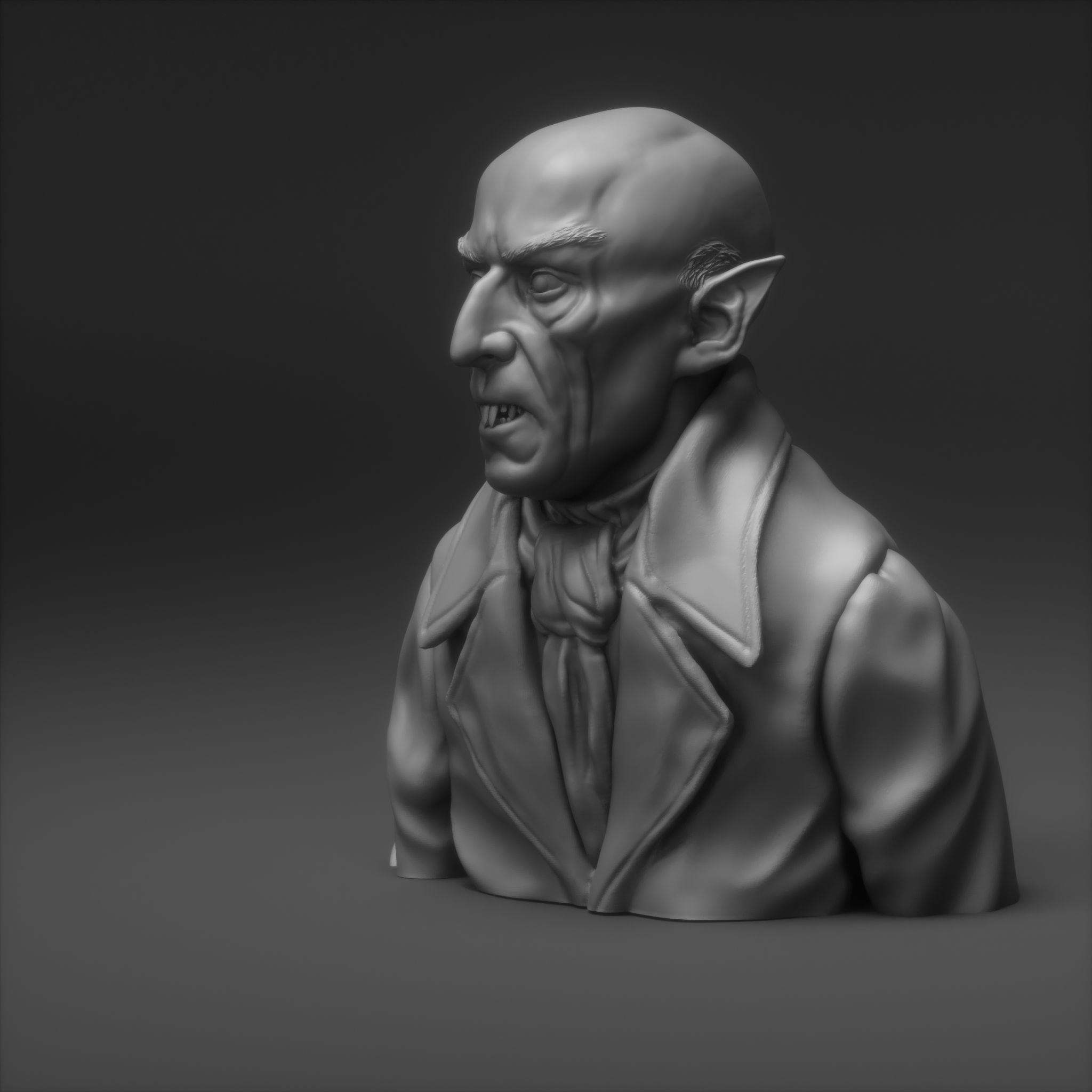 Max Schreck - Count Orlok - Nosferatu 1922 3D print model_1
