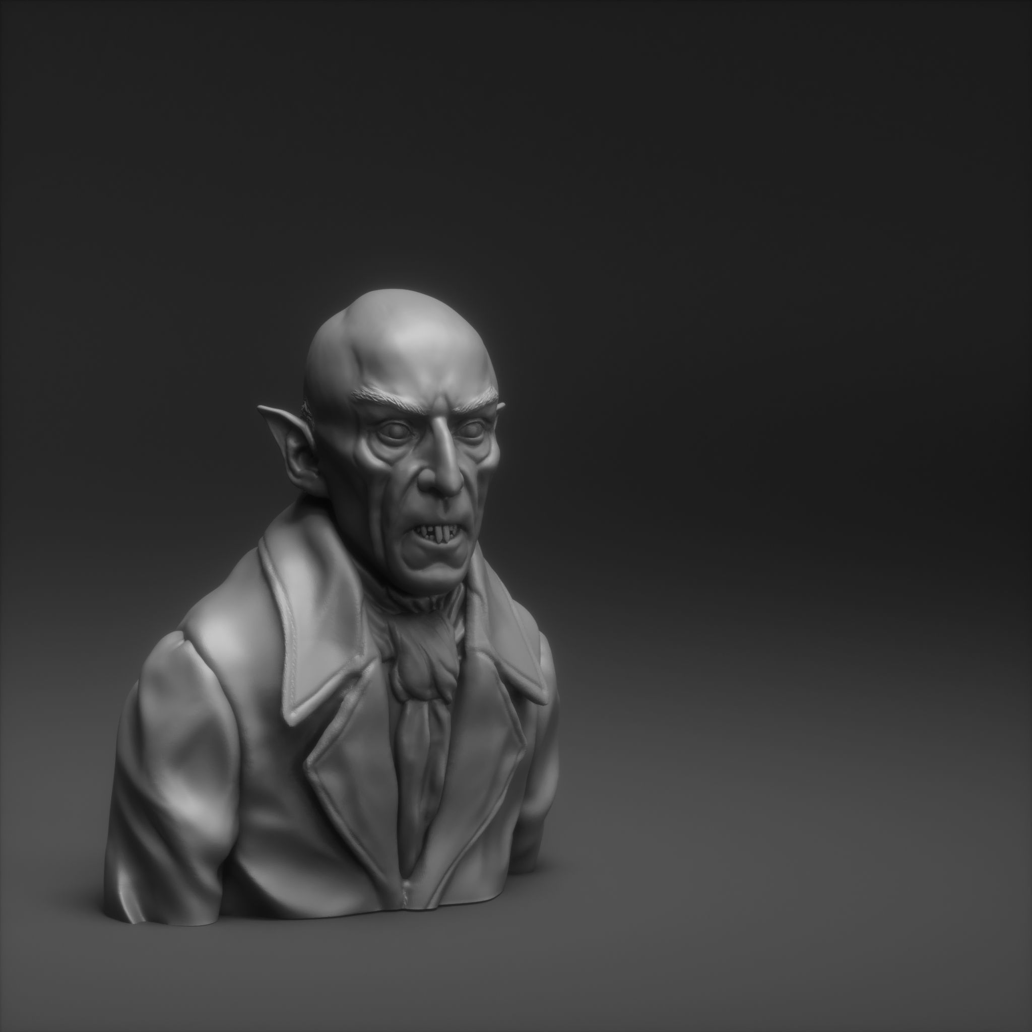 Max Schreck - Count Orlok - Nosferatu 1922 3D print model_17