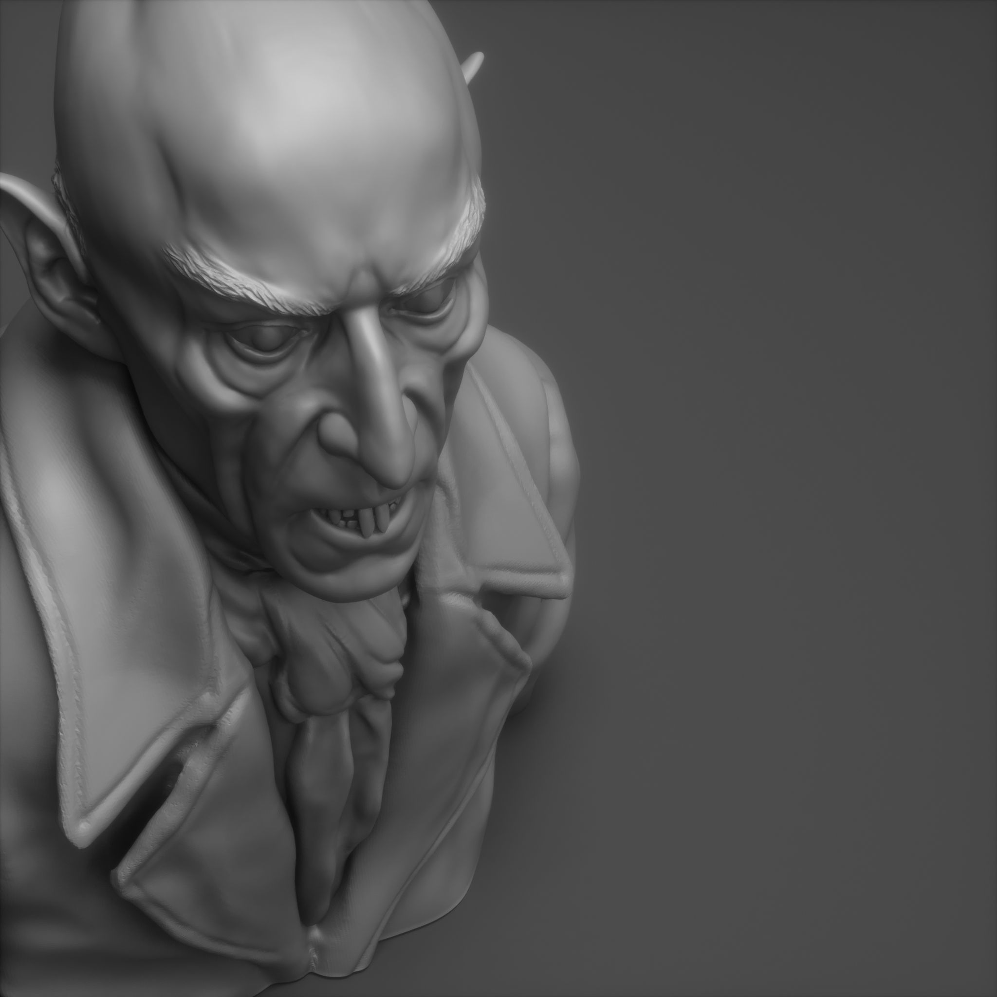 Max Schreck - Count Orlok - Nosferatu 1922 3D print model_10