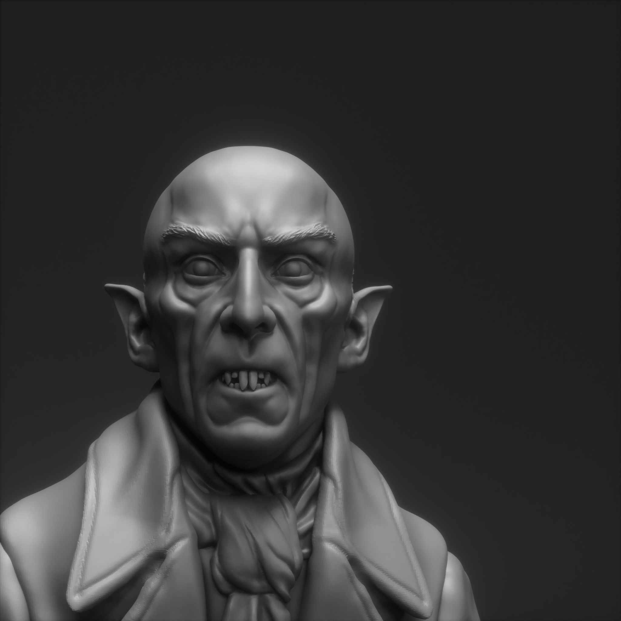 Max Schreck - Count Orlok - Nosferatu 1922 3D print model_14