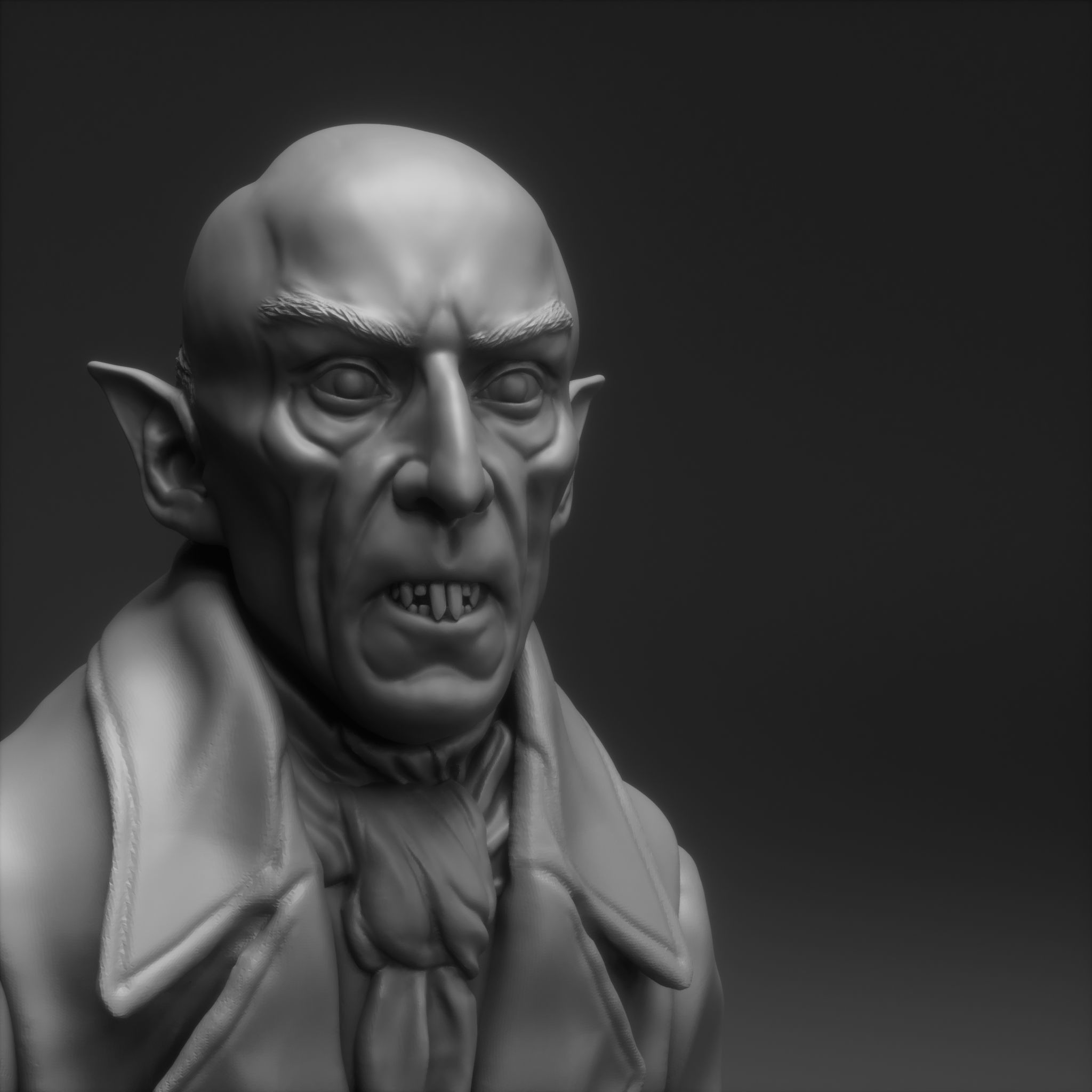 Max Schreck - Count Orlok - Nosferatu 1922 3D print model_8