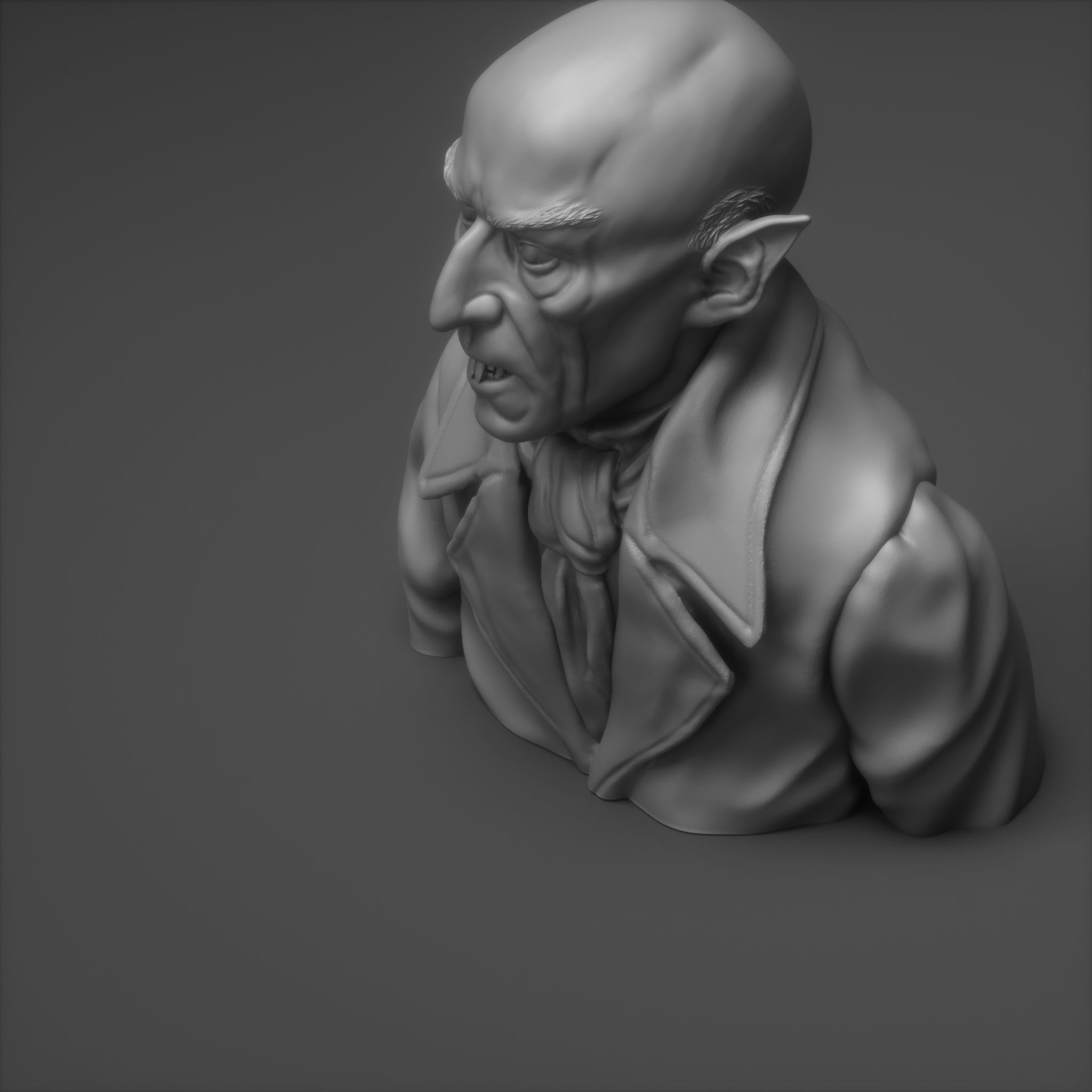 Max Schreck - Count Orlok - Nosferatu 1922 3D print model_5