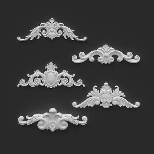 CNC Sculpted Ornament Pack VOL 5 3D Model Collection
