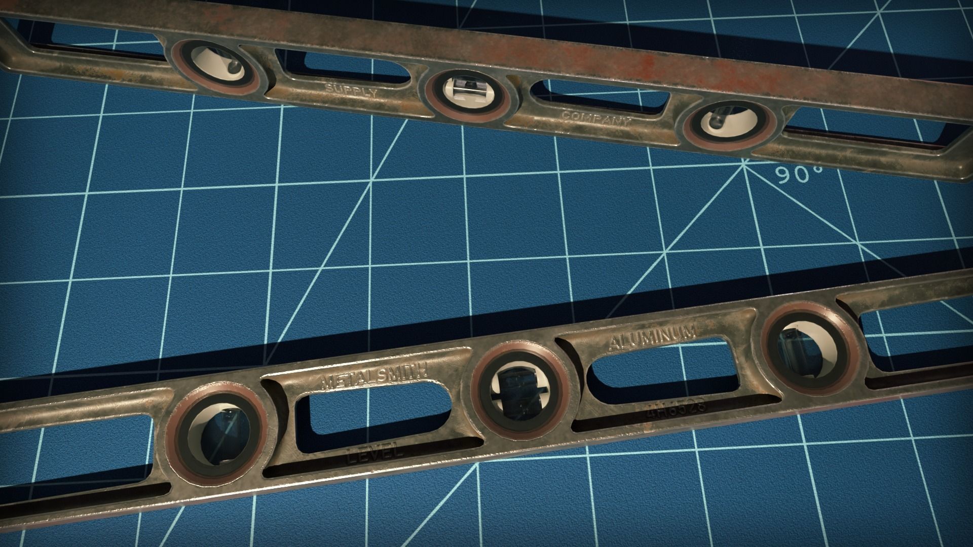 Hardware Level Low-poly 3D model_7