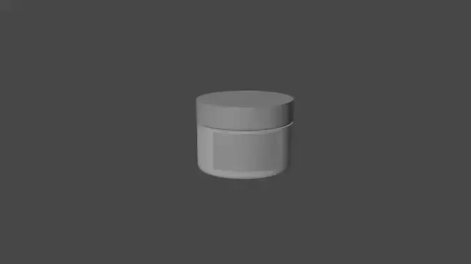 3D Container pill bottle
