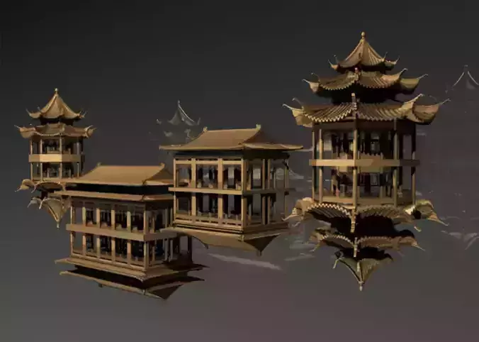 Chinese Ancient Pavilion