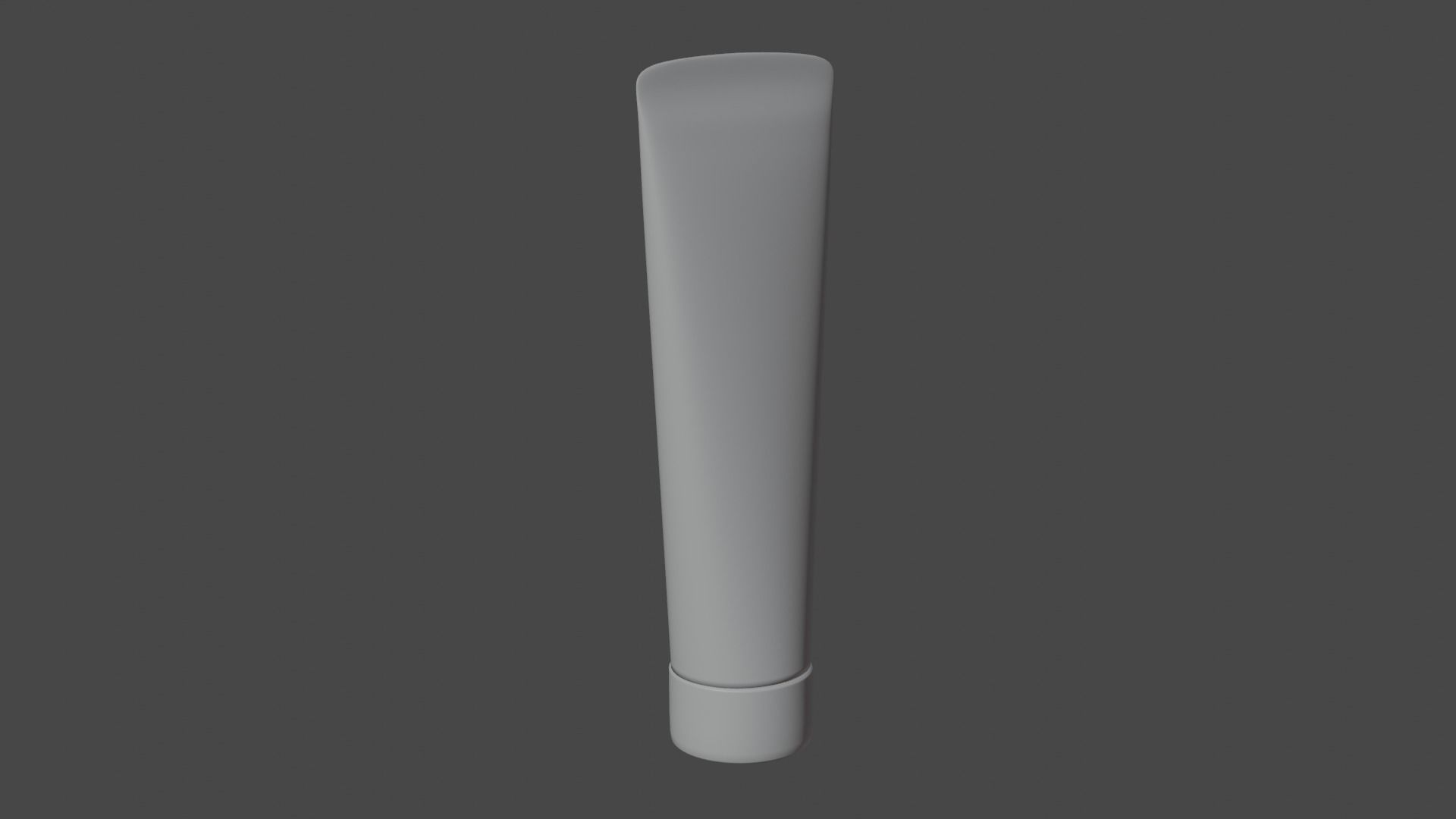 3D Sunscreen model plastic tube 3D model_2