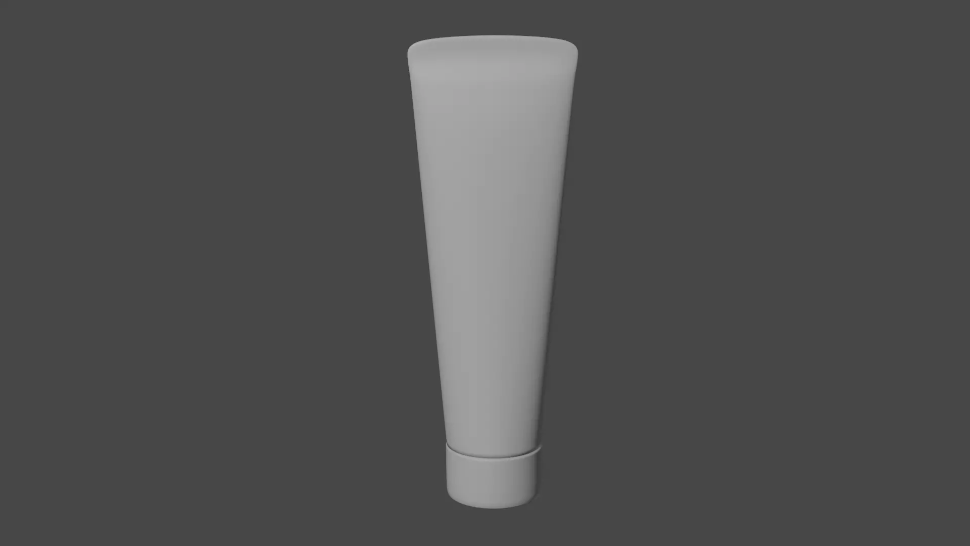 3D Sunscreen model plastic tube 3D model_0
