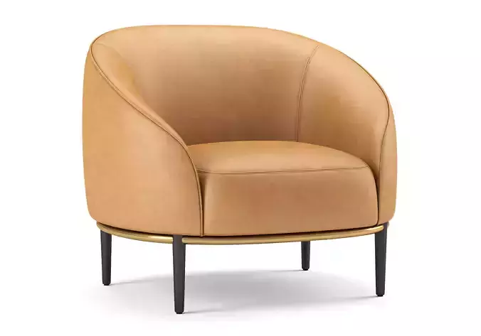 Potocco Yoisho Fabric Easy Chair