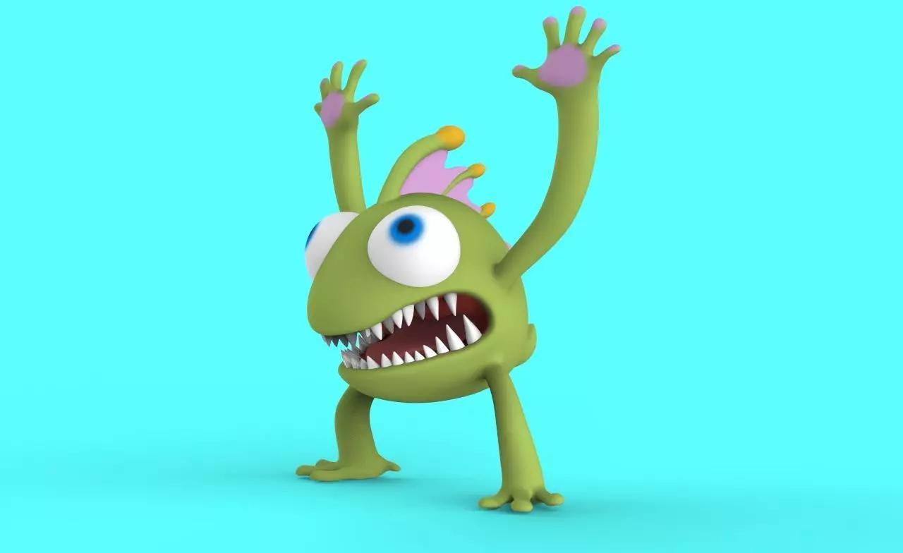Lizardman Alien 3D Print Character Free 3D print model
