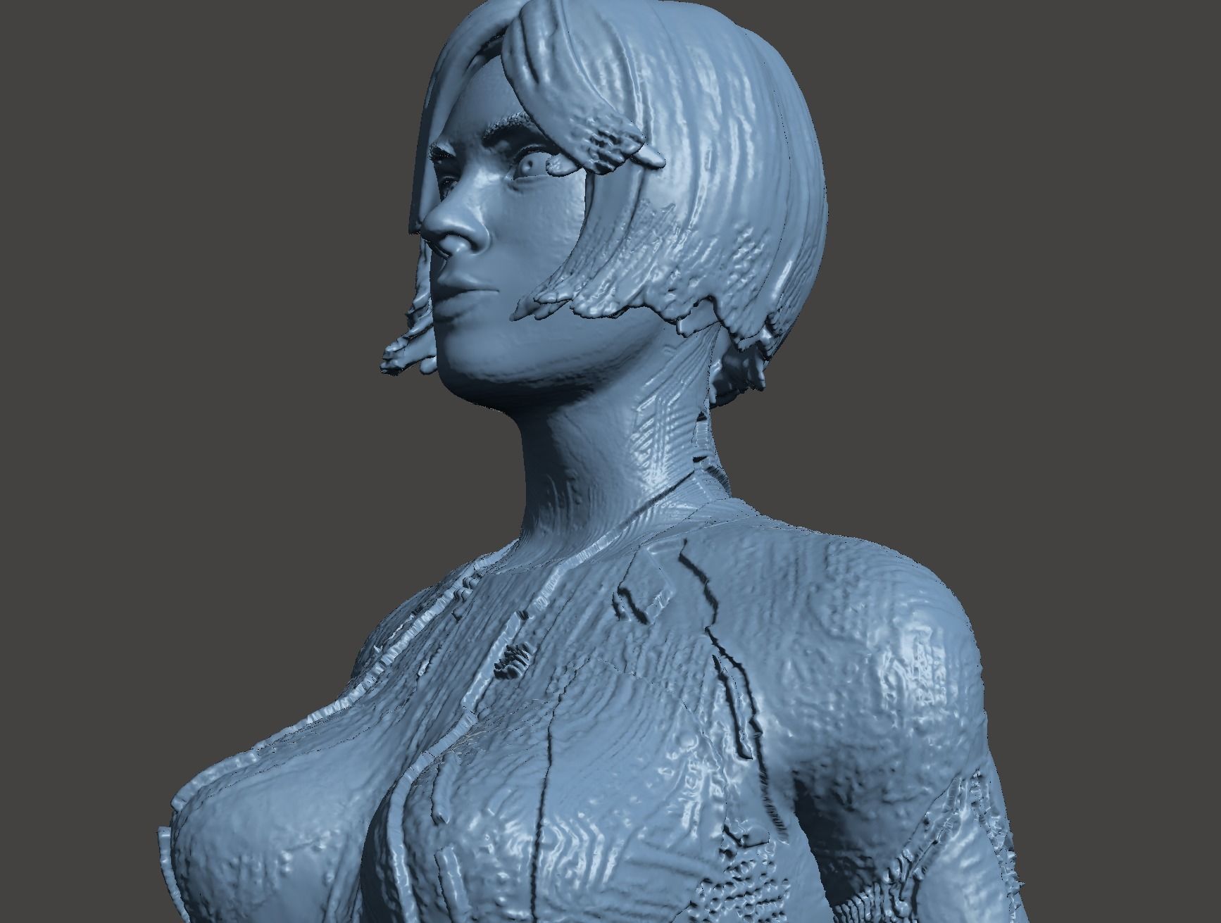 CORTANA HALO 4 - ULTRA HIGH DETAILED SURFACE-GAME ACCURATE STL 3D print model_13