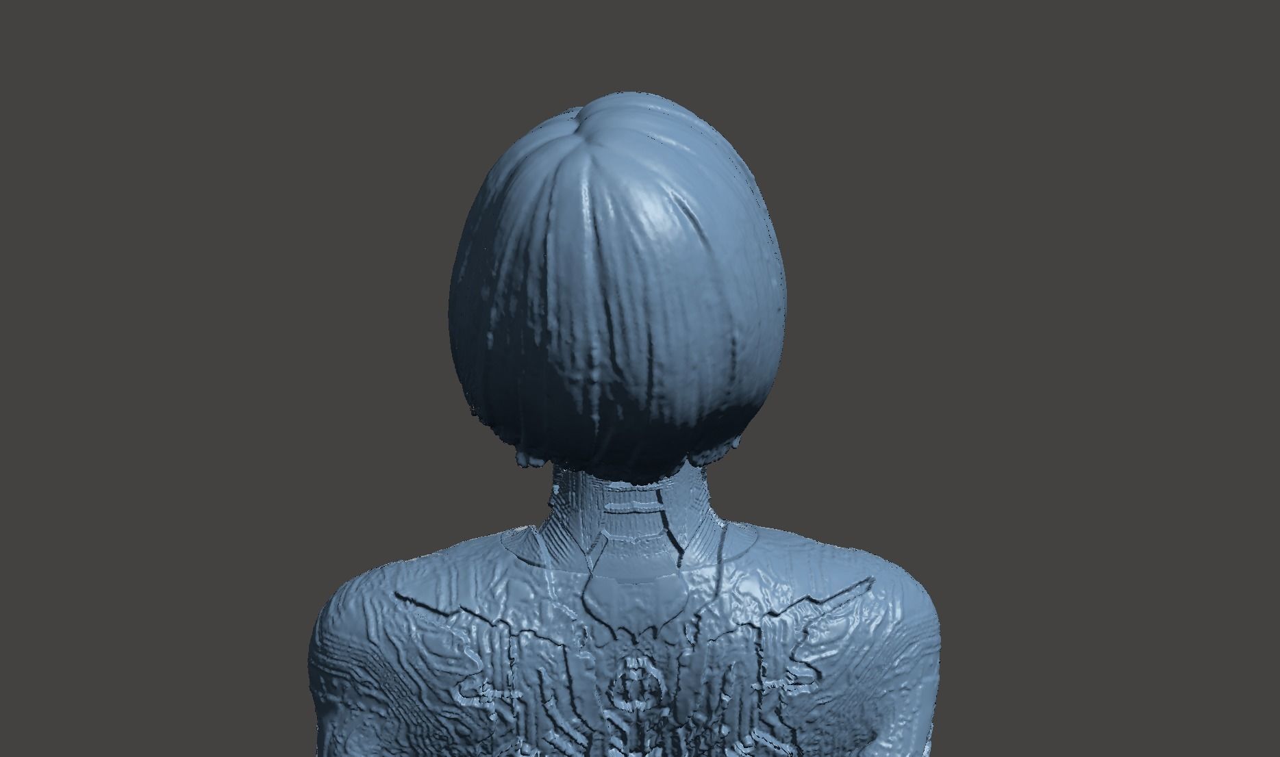 CORTANA HALO 4 - ULTRA HIGH DETAILED SURFACE-GAME ACCURATE STL 3D print model_18