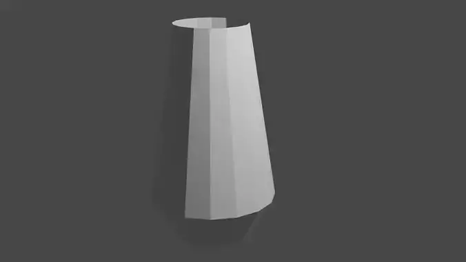 Low poly vase