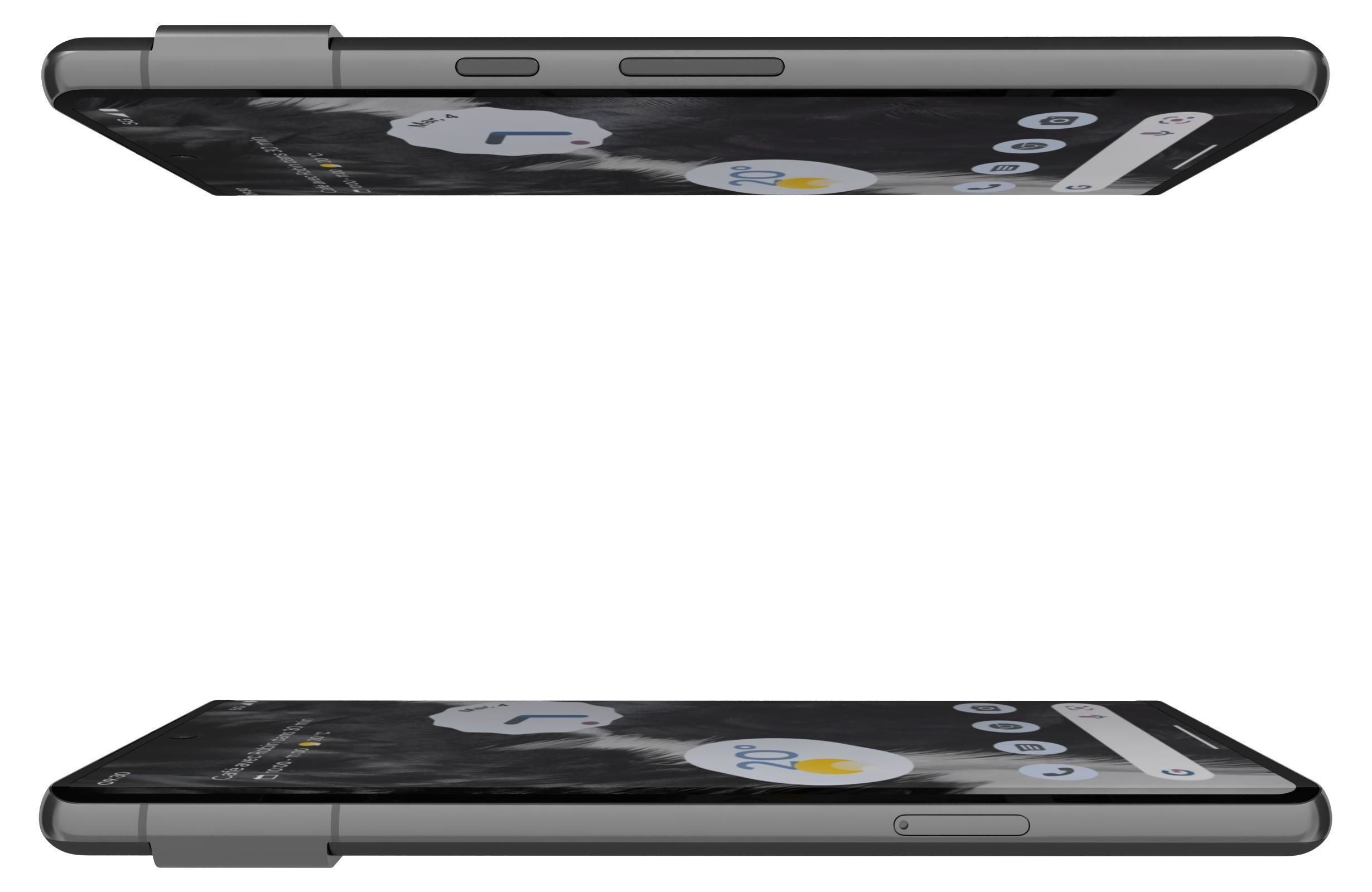 Google Pixel 7 Pro Black Low-poly 3D model_9