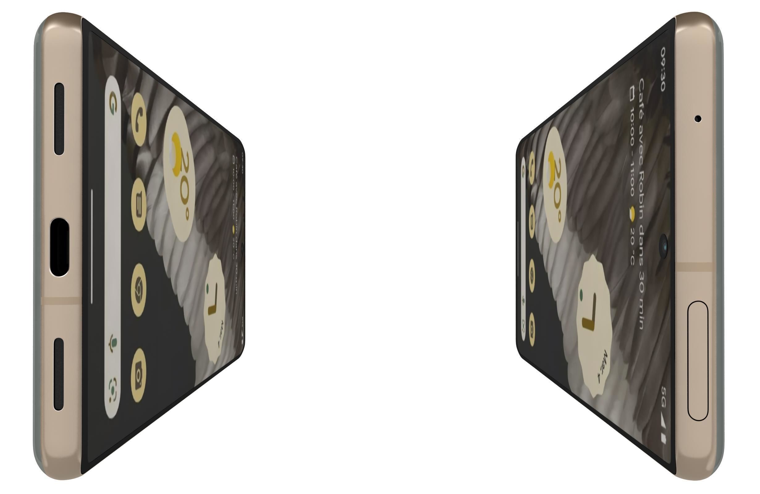 Google Pixel 7 Pro All Colors Low-poly 3D model_33