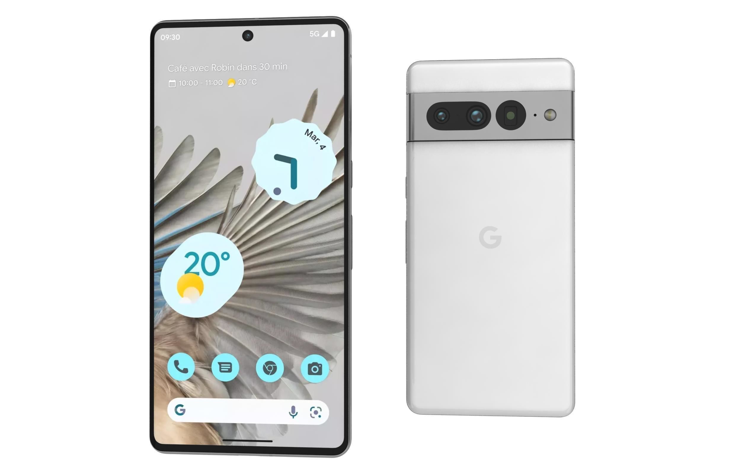 Google Pixel 7 Pro All Colors Low-poly 3D model_19